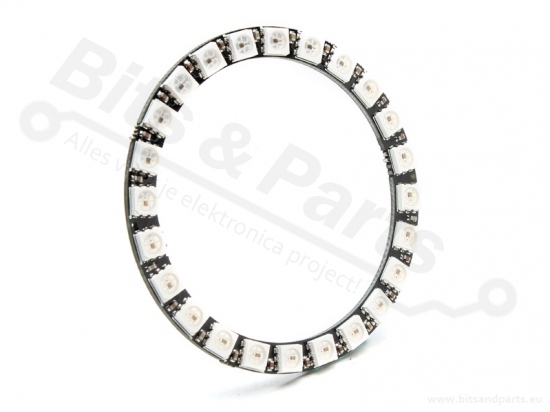 LED Ring 24x WS2812 RGB 5050 RGB LEDs with drivers (24bits)